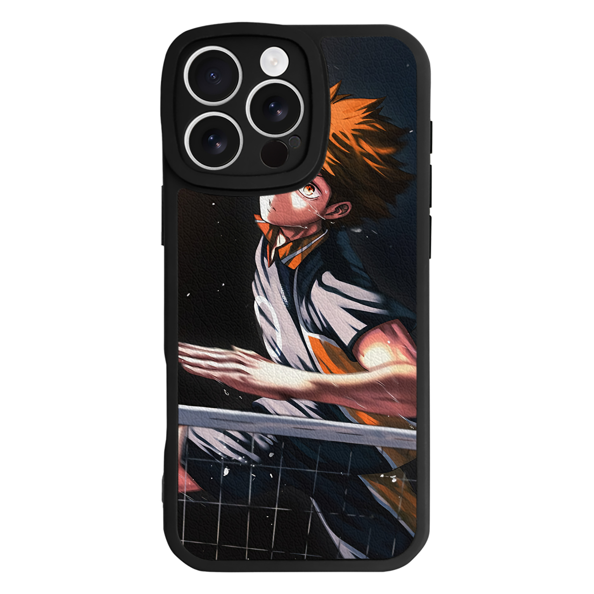 （画像用） ハイキュー!! Haikyu!! 【iPhone 16シリーズ対応】シリコンスマホケース（レザー調） 材質：シリコン
